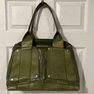 MATT & NAT olive green large purse bag